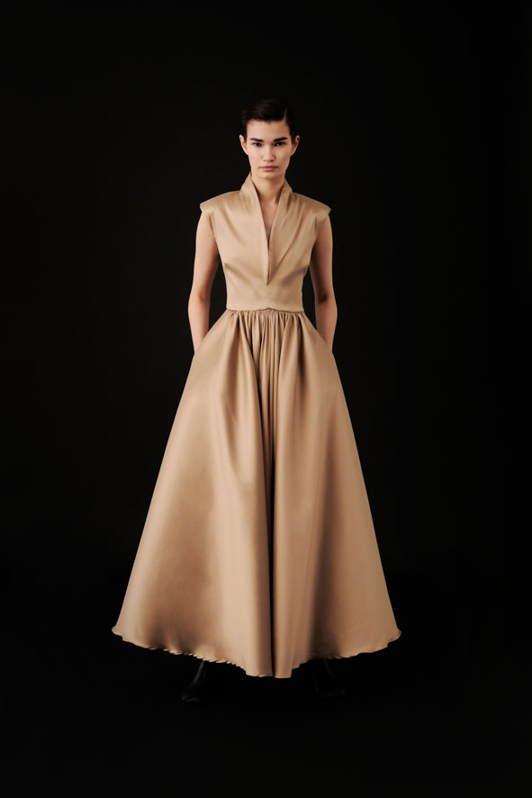 co.go fall winter 2023-2024 evening dress detail