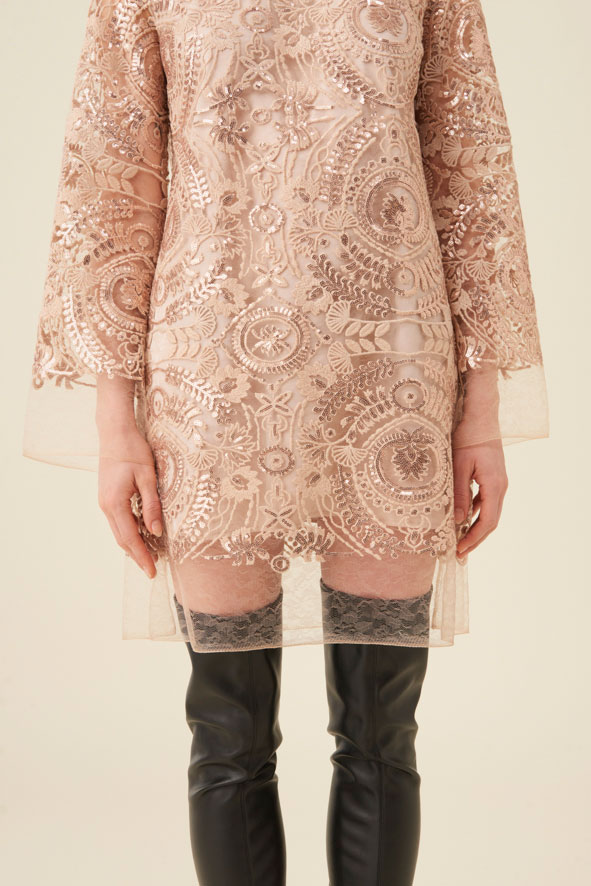 co.go fall winter 2023-2024 lacie mini dress detail 2