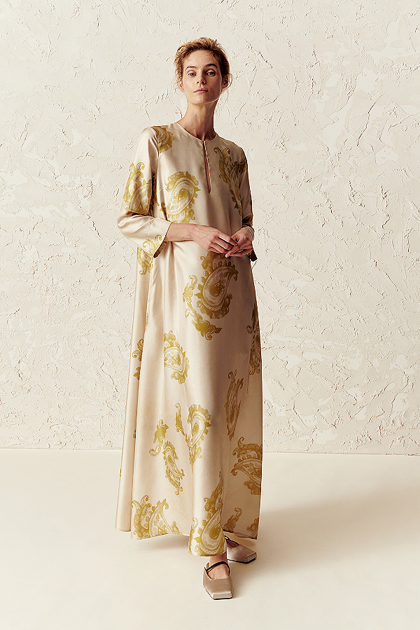 long silk dress spring summer 2025
