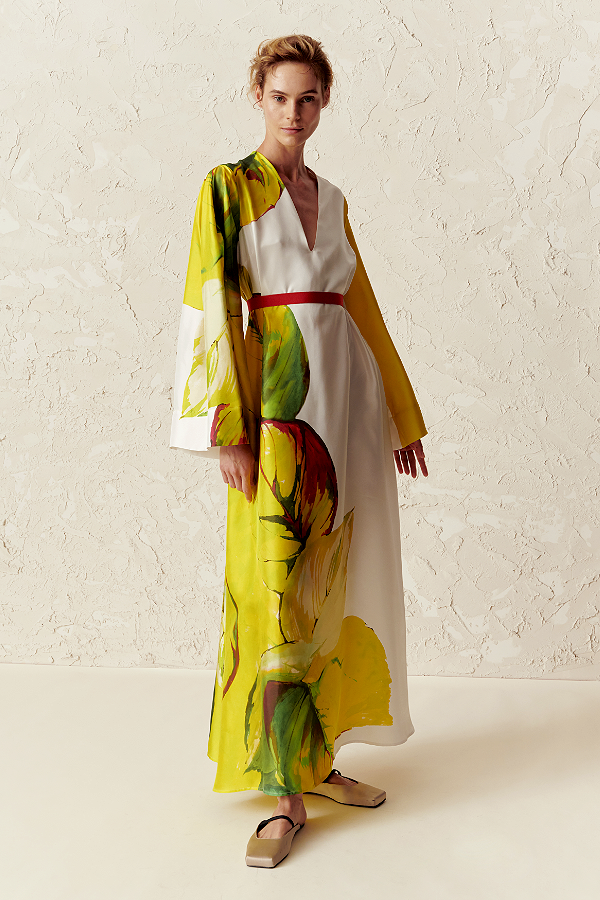 long silk dress spring summer 2025