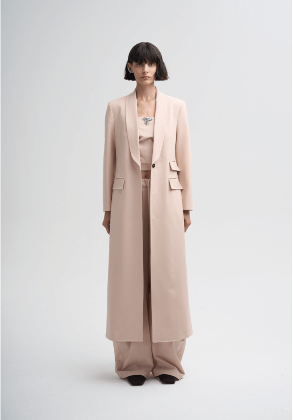 womenswear layered look pink