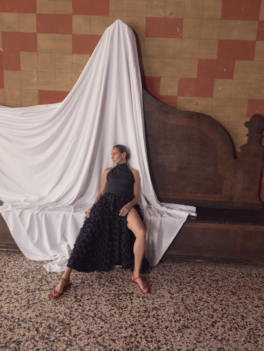 cogo spring summer 2026 dark dress