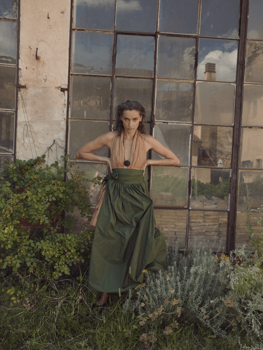 spring summer 2026 green skirt